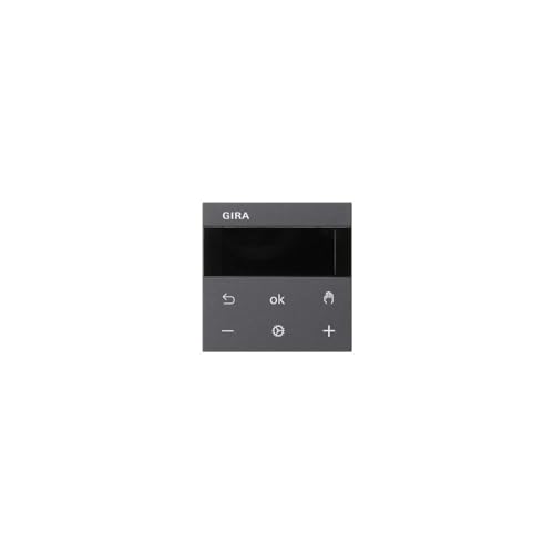 GIRA 539428 System 3000 Raumtemperaturregler BT, System 55, anthrazit GIRA 539428 System 3000 Raumtemperaturregler BT, System 55, anthrazit von GIRA
