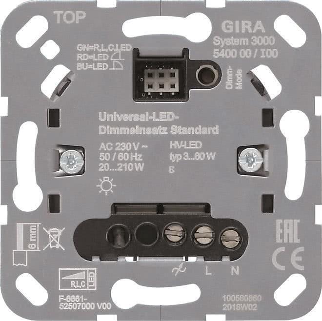GIRA 540000 540000 S3000 Uni-LED-Dimmeins. Standard (540000) von GIRA