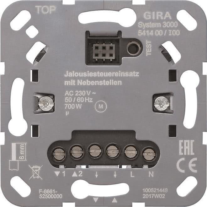GIRA 541400 S3000 Jal.steuereins. + Nebenst.eing. Einsatz (541400) von GIRA