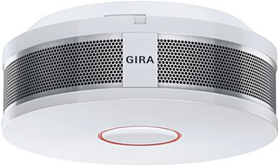 GIRA Dual Q Photoelektrischer Reflexionsmelder Interkonnektabel Kabellos (233602) von GIRA