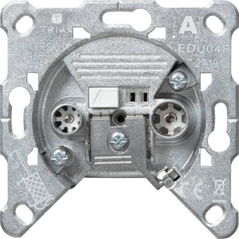 GIRA EDU 04 F - Antennensteckdose EDU 04 F 5 dB von GIRA