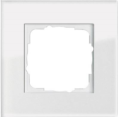 GIRA - Esprit - Rahmen 1-fach *Glas weiß* (021112) von GIRA