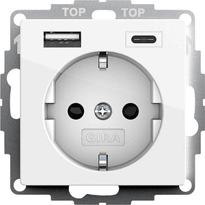 GIRA Steckdose mit USB-Anschluss GIRA Steckdose mit USB-Anschluss von GIRA