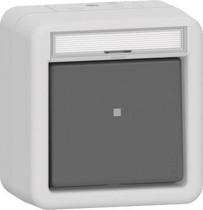 GIRA Wippschalter 311630 Kontroll AusWe BSF WG AP gr (311630) von GIRA