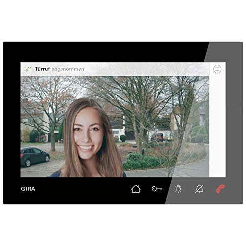 GIRA Wohnungsstation Video AP 7 Türko Schwarz 1209005 von GIRA