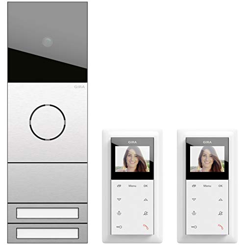 GIRA ZFH-Paket Video 2417000 Edelstahl System 106 Türsprech-Set 4010337033950 GIRA ZFH-Paket Video 2417000 Edelstahl System 106 Türsprech-Set 4010337033950 von GIRA