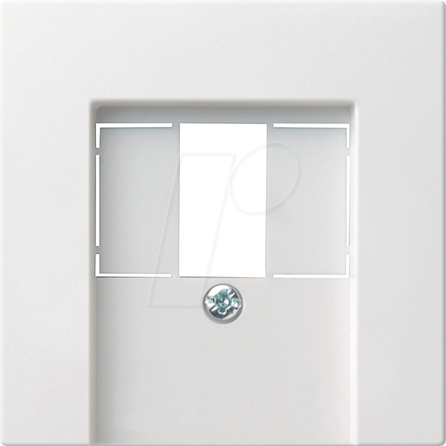 GIRA55 TAE RWG - Abdeckung für TAE und USB Reinweiß glänzend von GIRA
