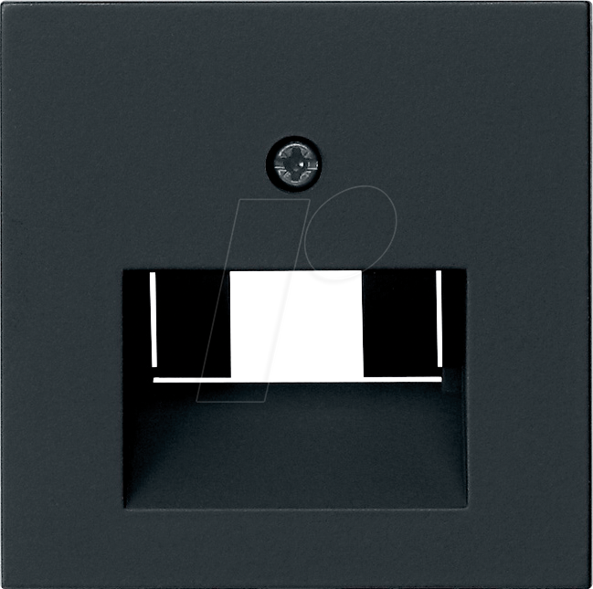 GIRA55 UAE SW - Abdeckung für UAE/IAE (ISDN) schwarz matt von GIRA