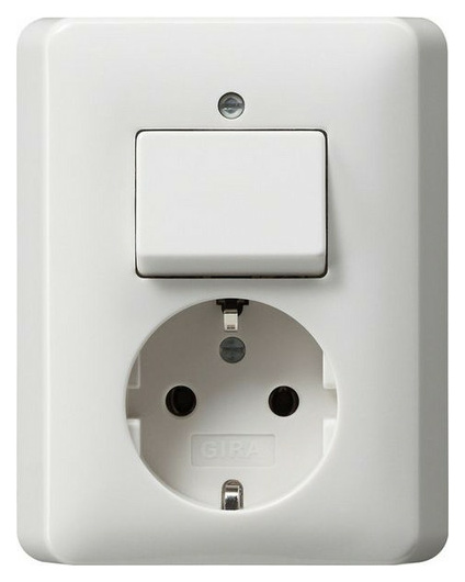 Gira 017603 Steckdose/Wechselschalter RG Gira 017603 Steckdose/Wechselschalter RG von GIRA