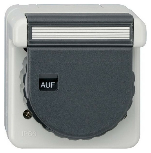 Gira 044031 Steckdose BSF Bajonett WD AP Grau Gira 044031 Steckdose BSF Bajonett WD AP Grau von GIRA