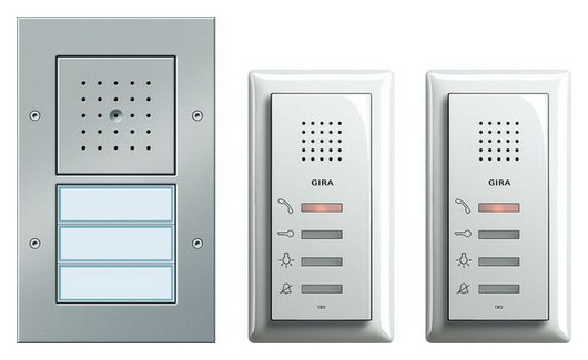 Gira 049544 Zweifam.haus-Paket Audio FarbeAlu von GIRA