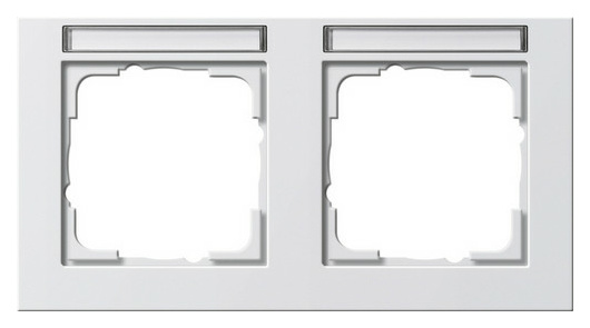 Gira 109229 Abdeckrahmen 2fach BSF waagerecht Gira 109229 Abdeckrahmen 2fach BSF waagerecht von GIRA