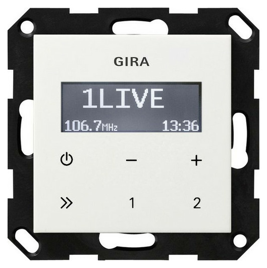 Gira 228403 UP-Radio RDS o. Lautspr. rw Gira 228403 UP-Radio RDS o. Lautspr. rw von GIRA
