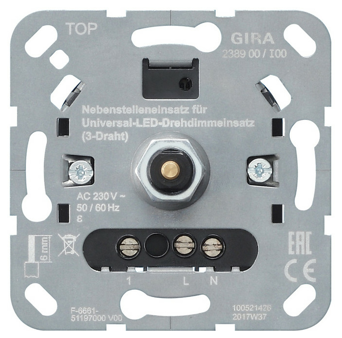 Gira 238900 S3000DrehNebensteins3-DrLEDDimmer von GIRA