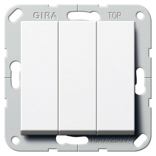 Gira 283203 Wippschalter Wechsel 3fach rw Gira 283203 Wippschalter Wechsel 3fach rw von GIRA