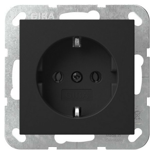 Gira 4188005 SCHUKO System 55 Schwarz m von GIRA