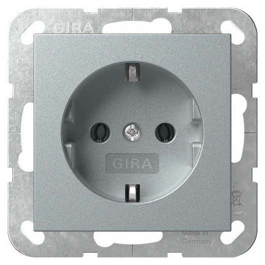 Gira 418826 SCHUKO System 55 F Alu Gira 418826 SCHUKO System 55 F Alu von GIRA