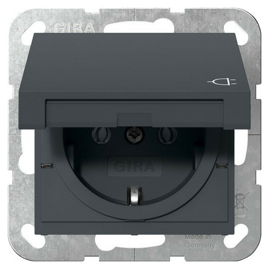 Gira 445428 SCHUKO KD System 55 Anthrazit Gira 445428 SCHUKO KD System 55 Anthrazit von GIRA