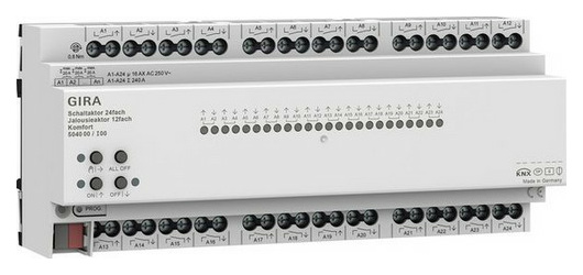 Gira 504000 Schalt-/Jal.aktor 24f/12f 16 A von GIRA