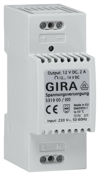 Gira 531900 Spannungsversorgung 12 V DC 2 A von GIRA