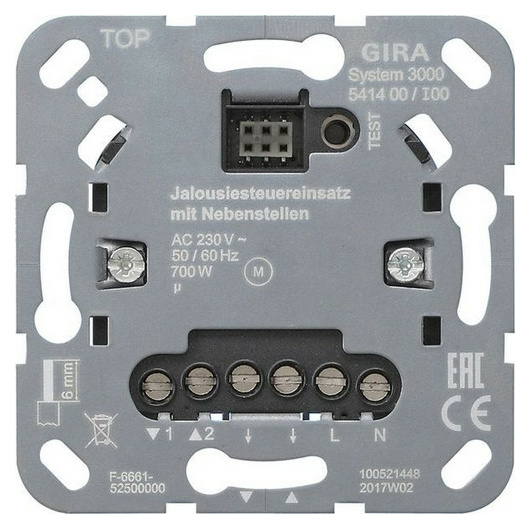 Gira 541400 S3000 Jal.steuereins.+Nebenst. Gira 541400 S3000 Jal.steuereins.+Nebenst. von GIRA