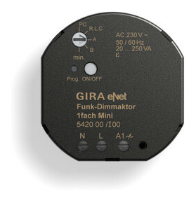 Gira 542000 Funk Dimmaktor Mini 20 250 VA Gira 542000 Funk Dimmaktor Mini 20 250 VA von GIRA