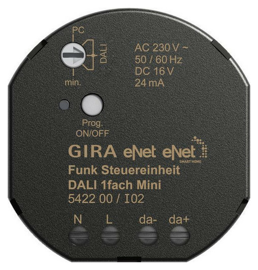Gira 542200 Funk Steuereinheit Mini DALI Gira 542200 Funk Steuereinheit Mini DALI von GIRA
