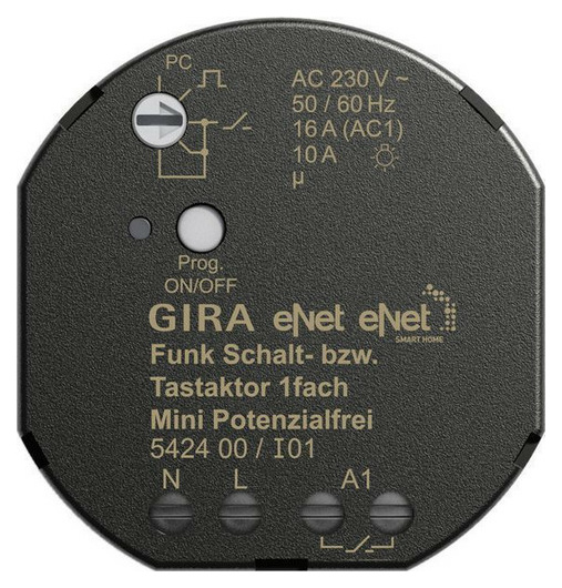 Gira 542400 Funk Schalt Tastaktor Mini 1f Gira 542400 Funk Schalt Tastaktor Mini 1f von GIRA