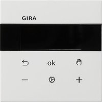 Gira S3000 Raumtemperaturregler Display Flächenschalter Reinweiß glänzend von GIRA