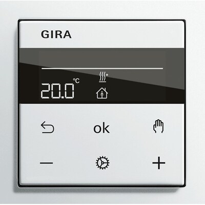 Gira S3000 Raumtemperaturregler Display System 55 Reinweiß glänzend Gira S3000 Raumtemperaturregler Display System 55 Reinweiß glänzend von GIRA