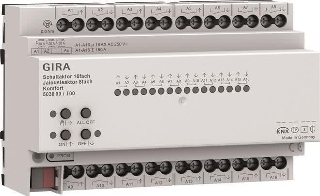 Gira Schalt-, Jalousieaktor 16f/8f 16 A 503800 (503800) von GIRA