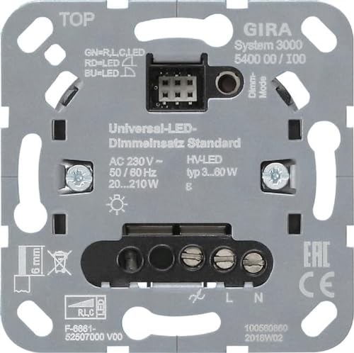 Gira Uni-LED-Dimmeinsatz 540000 Gira Uni-LED-Dimmeinsatz 540000 von GIRA