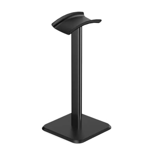 GIYXHU KopfhöRer StäNder 2 Stück Kopfhörerständer Universal Aluminuim Metall Headset Halter Aluminium unterstützende Kopfhöreraufhängung(Black) von GIYXHU