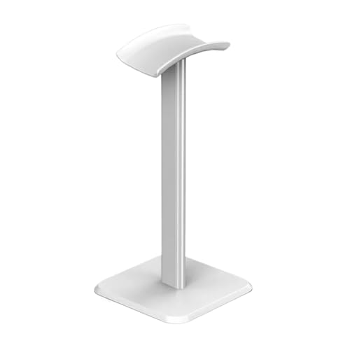 GIYXHU KopfhöRer StäNder 2 Stück Kopfhörerständer Universal Aluminuim Metall Headset Halter Aluminium unterstützende Kopfhöreraufhängung(White) von GIYXHU