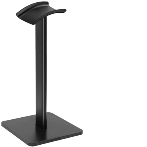 GIYXHU KopfhöRer StäNder 2 stücke Aluminium Legierung Metall Headset Ständer Halter Kopfhörer Rack Montieren Aufhänger Flexible Kopfhörer Gamer Aufhänger Display Rack(Black) von GIYXHU