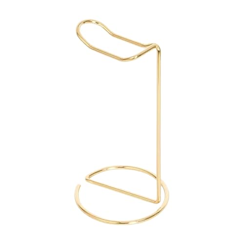 GIYXHU KopfhöRer StäNder 2 stücke Eisen Linie Kopfhörer Ständer Metall Unterstützung Headset Ständer Rack Nette Bluetooth Drahtlose Kopfhörer Halter Unterstützung(Gold) von GIYXHU