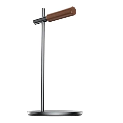 GIYXHU KopfhöRer StäNder Aluminium-Kopfhörer-Ständer, Rack-Halter, Cooler Desktop-Kopfhörer-Halter, Gaming-Headset-Halter(Grey) von GIYXHU