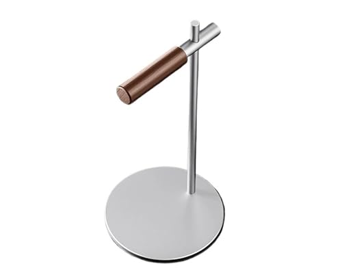 GIYXHU KopfhöRer StäNder Aluminium-Kopfhörer-Ständer, Rack-Halter, Cooler Desktop-Kopfhörer-Halter, Gaming-Headset-Halter(Sliver) von GIYXHU