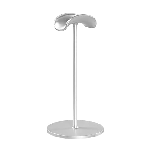 GIYXHU KopfhöRer StäNder Kopfhörer-Display-Ständer, rutschfeste Gaming-Headset-Halterung, abnehmbare Aufhänger-Unterstützung(Silver) von GIYXHU