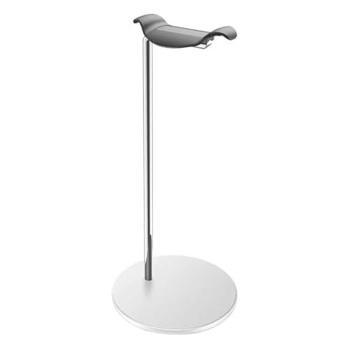 GIYXHU KopfhöRer StäNder Legierungs-Kopfhörerständer-Halter, unterstützt Gamer-Headset-Ständer, Aluminium-Bluetooth-Kopfhörer-Aufhänger, Gaming-Zubehör(Silver) von GIYXHU