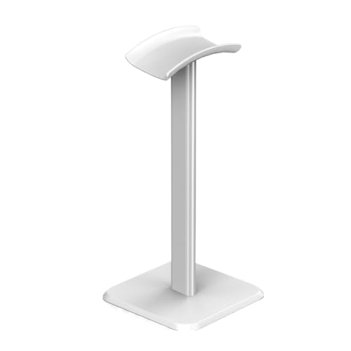 GIYXHU KopfhöRer StäNder Over-Ear-Headset-Ständer, Abnehmbarer Kopfhörerhalter, Gaming-Headset-Halterung, Kopfhörer-Display-Rack aus Aluminiumlegierung(White) von GIYXHU