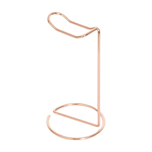 KopfhöRer StäNder 2 stücke Eisen Linie Kopfhörer Ständer Metall Unterstützung Headset Ständer Rack Nette Bluetooth Drahtlose Kopfhörer Halter Unterstützung(Rose Gold) von GIYXHU