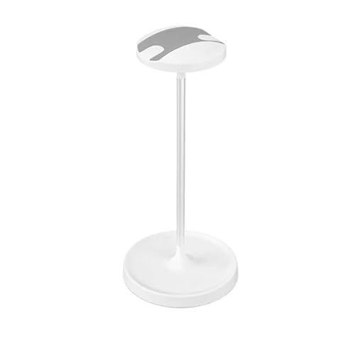 KopfhöRer StäNder 2 stücke Stabile Kopfhörer Ständer Universal Desktop Unterstützung Gaming Headset Halter Aluminuim Kunststoff Rack Kopfhörer Ständer(White) von GIYXHU