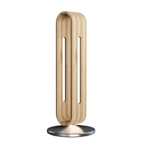 KopfhöRer StäNder Holz Kopfhörer Ständer Desktop Gaming Headset Ständer Kreative Tisch Kopfhörer Künstlerische Display Rack Halterung(Brown) von GIYXHU