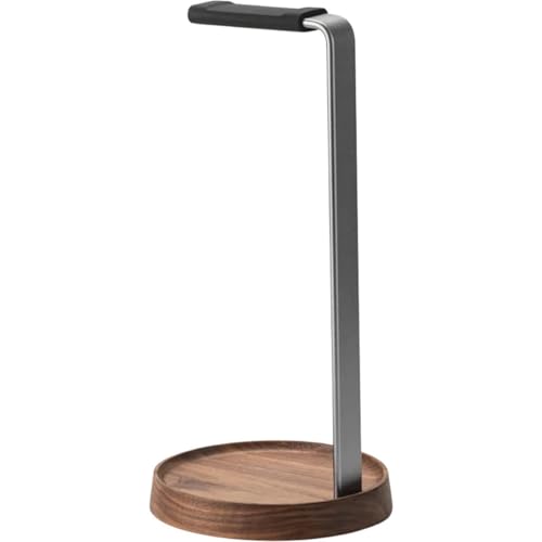 KopfhöRer StäNder Universal Holz Kopfhörer Ständer Schwarz Walnuss + Aluminium Legierung Gaming Headset Halter Aufhänger Desktop Display Regal Platz Sparen KopfhöRer StäNder Universal Holz Kopfhörer Ständer Schwarz Walnuss + Aluminium Legierung Gaming Headset Halter Aufhänger Desktop Display Regal Platz Sparen von GIYXHU