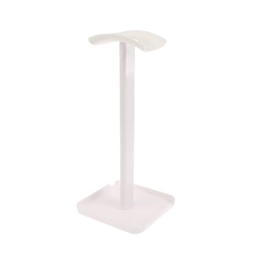 KopfhöRer StäNder Universal Kopfhörer Ständer Halter Platzsparend Gaming Headset Stand Desktop Kopfhörer Aufhänger Display Rack(White) von GIYXHU