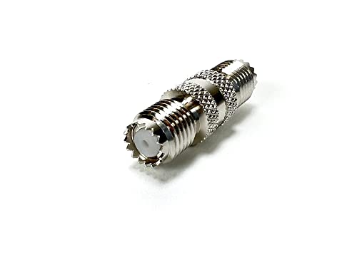 GIZWIZ RF-Koaxial-Adapter, Mini-UHF-Buchse/Buchse auf Min-UHF-Buchse/Klinke, 2 Stück GIZWIZ RF-Koaxial-Adapter, Mini-UHF-Buchse/Buchse auf Min-UHF-Buchse/Klinke, 2 Stück von GIZWIZ