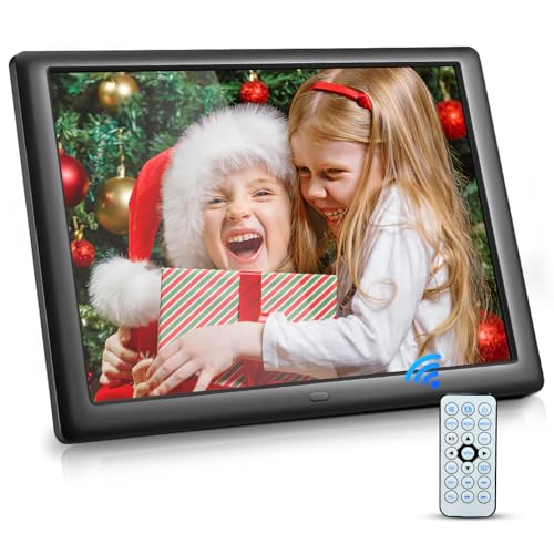 GJCrafts Digitaler Bilderrahmen 10 Zoll Elektronischer BilderrahmenFoto 1920 * 1080IPS/Musik/Video-Player/Kalender/Alarm USB oder SD-Karte mit Fernbedienung GJCrafts Digitaler Bilderrahmen 10 Zoll Elektronischer BilderrahmenFoto 1920 * 1080IPS/Musik/Video-Player/Kalender/Alarm USB oder SD-Karte mit Fernbedienung von GJCrafts