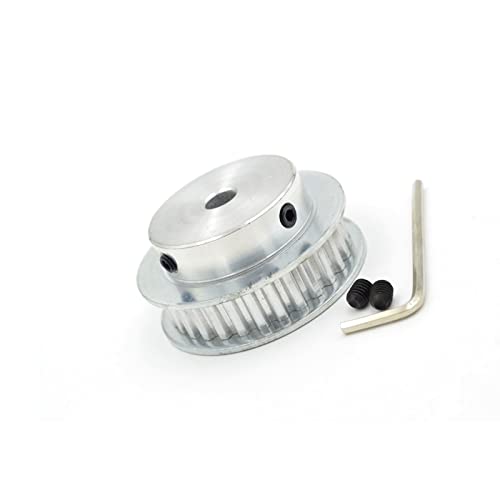 32 Zähne XL-Zahnriemenscheibe, Bohrung 6/6,35/7/8/10/12/17/19/20/25 mm, for 9/10 mm breite XL-Zahnriemen, 32XL037 BF 32 Zähne 32T (Nr. 940)(For Belt Width 10mm,Bore 22mm) von GJLRZGMY