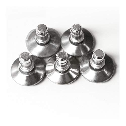 Lenkrollen, 5 Stück Universal-Lenkrollen, Möbelrollen, Gummiräder, for Bürostühle, Rollen, Möbelteile (Nr. 1278)(White) von GJLRZGMY